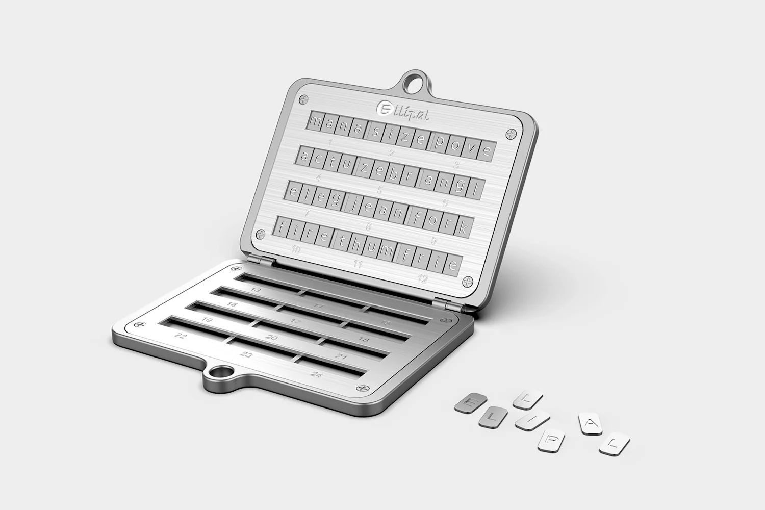 ELLIPAL Seed Phrase Steel DUO- Ultimate Cryptocurrency Backup